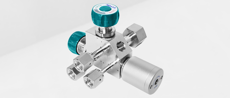 FITOK Purge Blocks for Semiconductor and Specialty Gas Applications – Introduction with Diagram